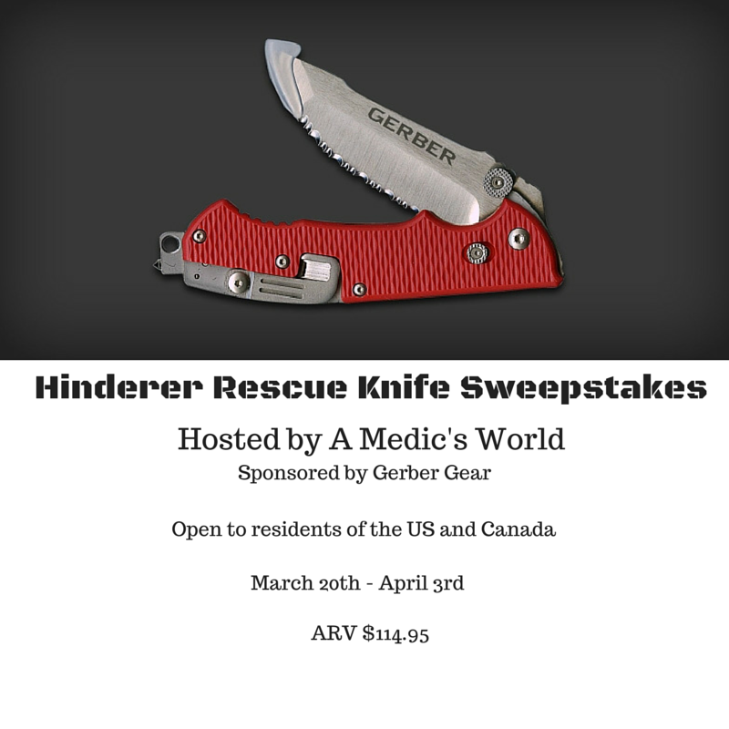 Hinderer Rescue Knife Sweepstakes